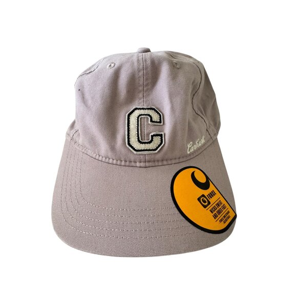Carhartt Baseball Cap Canvas C Patch Adjustale Hat Mink Tan NWT - Picture 1 of 4